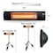 Dr Infrared Heater Black 1500-Watt Indoor/Outdoor Carbon Infrared Patio Heater with Tripod and Remote Control DR-338 - alternate 4